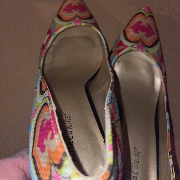 TORTA CALIENTE FOXY Colorful Pointed Heels - Picture 8 of 10